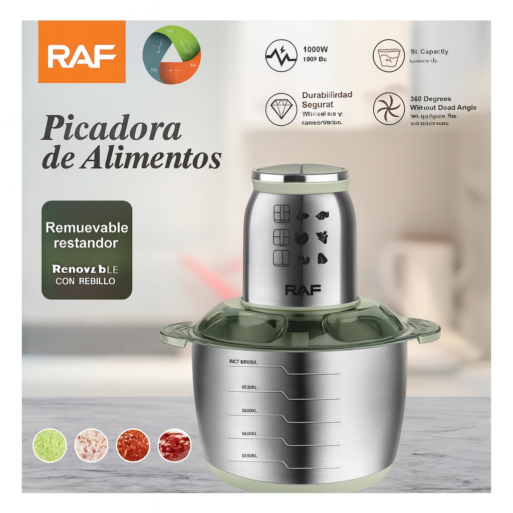 Picador Eléctrico de Alimentos 5L